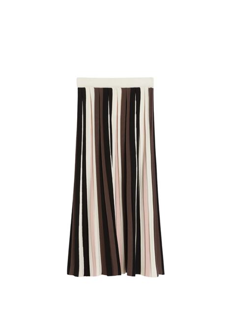 Gonna in viscosa plissé - MULTICOLOR Weekend MAXMARA | PLEIADI017